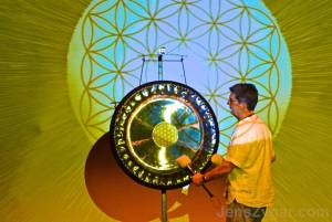 jens zygar, gong, flower of life, meditation